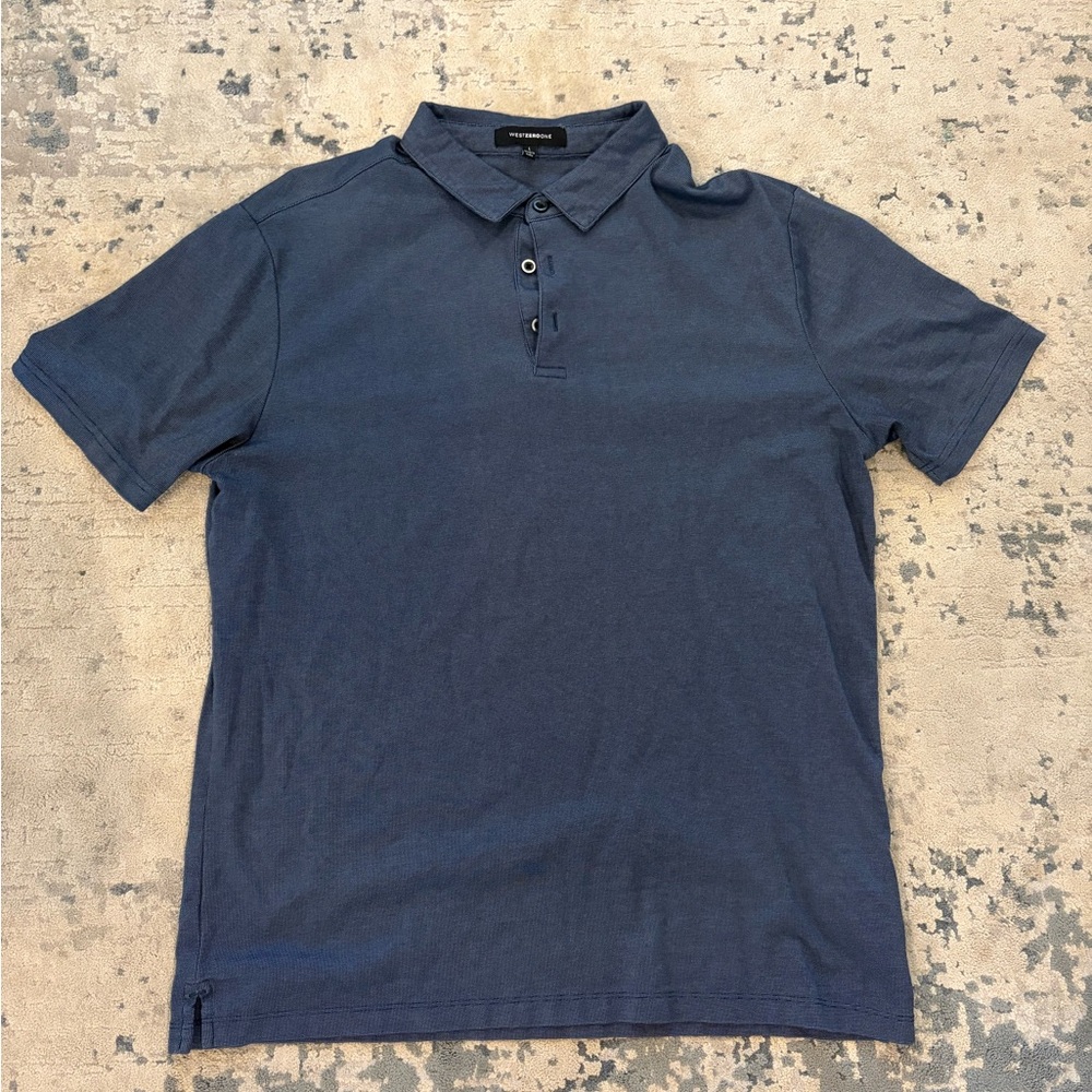 Elegant Navy Polo Shirt for Men